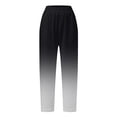thumbnail image 3 of WILLBEST Pantalones Casuales para Mujer con Estampado Degradado Elegante, Cintura Ajustada, Pantalones de Verano Versátiles para Cualquier Ocasión Extra Grande, 3 of 4