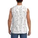 thumbnail image 4 of Fotbe Bunny And Bird Men's Camiseta sin Mangas Estampada para Hombres, Playera Casual para Gimnasio, Entrenamiento, Playa-Small, 4 of 7