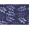 thumbnail image 1 of Ahgly Company Indoor Rectangle Patterned Periwinkle Purple Area Rugs, 8' x 12', 1 of 6