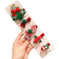 thumbnail image 5 of 5 unids/set Clip de pelo de Navidad Clips laterales Clips de flequillo Accesorios para el cabello de Navidad Regalos de Navidad, 5 of 5