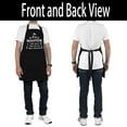 thumbnail image 5 of Funny Aprons for Men,The Grill Master, The Man The Myth The Legend - Cooking Grilling BBQ Chef Apron for a Husband, Waterproof Apron with Pockets - Funny Gifts for Dad, Husband, Brother, 5 of 7