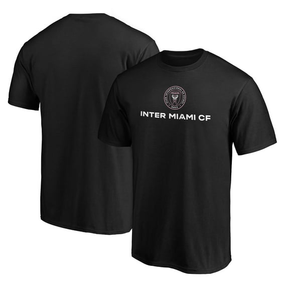 Men's  Black Inter Miami CF Club Logo T-Shirt