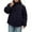 Black, variant on UJNDER Plus Size Women's Cropped Coat Wool Blend Winter Oversized Casual Short Jacket Outerwear Warm Stylish Comfortable for Women Black S
