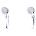 thumbnail image 4 of pitrice Plastic Shower Portable Removable Anti-rust Sprayer Bathing Sprinkler Silver 2Set, 4 of 6