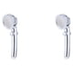 thumbnail image 1 of Matsuzay Cabezal de ducha Multi-modos Electrochapado Reemplazo del rociador Aspersor Plata Plata 2Conjunto, 1 of 6