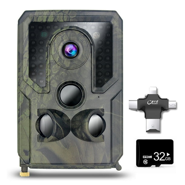 12MP 1080P Trail and Game Camera Motion Activated Camera Outdoor Wildlife Infrared Night Vision