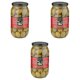 thumbnail image 1 of 3 Pack Of YBQF All Natural Double Stuffed Jalapeno And Garlic Super Mammoth Olives (3X35.27 oz.), 1 of 1