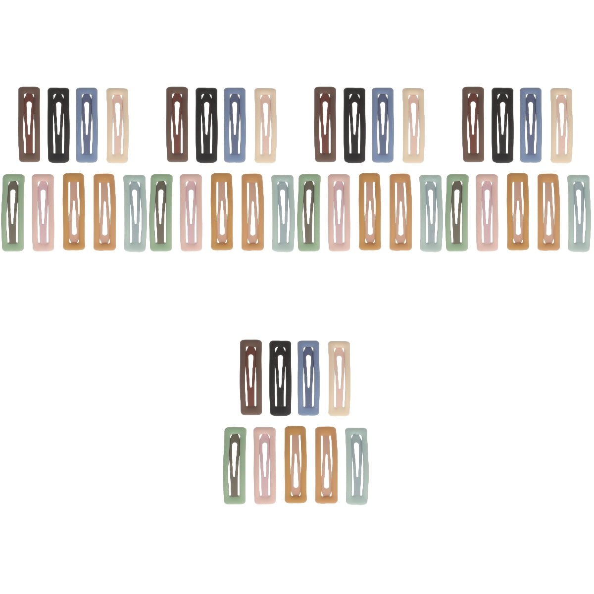 Hemoton 45 pcs Snap Hair Barrettes Simple Kids Hair Barrettes Hair Hair Barrettes for Girls