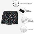 thumbnail image 3 of Gukieu Play Hockey Print Men's Boxer Briefs, High Elastic Moisture Wicking Boxer Briefs Underwear-Small, 3 of 5