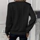 thumbnail image 4 of Camisas Sentuca para mujer, estilo jersey, cuello redondo, manga larga, blusas casuales lisas, 4 of 7