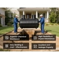 264 Gallon Underground Septic Tank Kit, Heavy-Duty PE Plastic Tank for ...