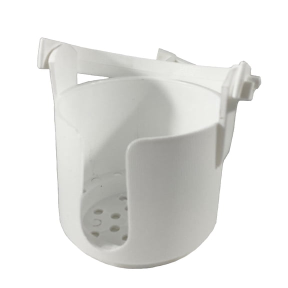 Attwood Marine 116314 4 x 4.37 in. White Plastic Gimballed Drink Holder