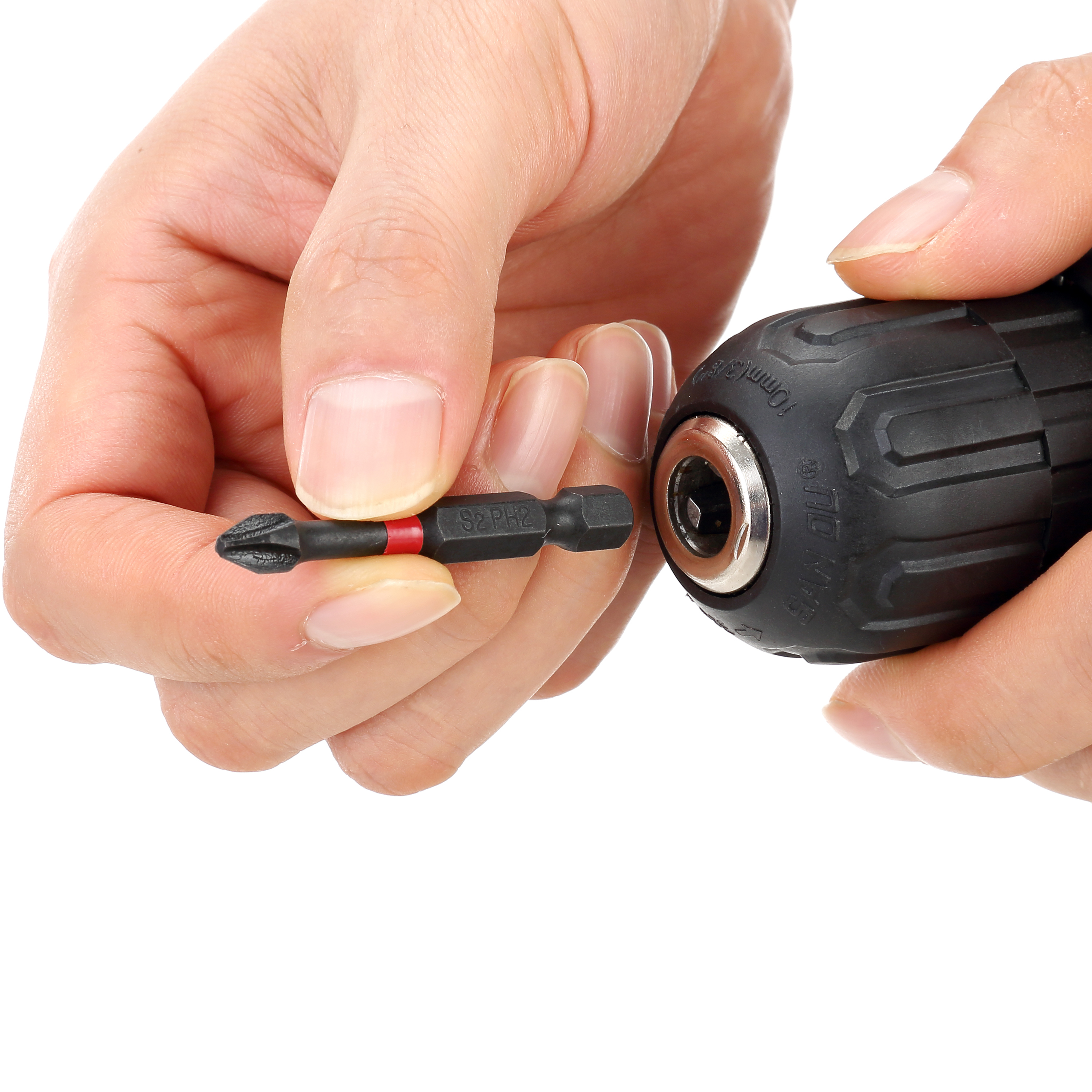 Hyper Tough Juego de brocas de impacto Phillips PH2 de 3 piezas de 2 pulgadas 7