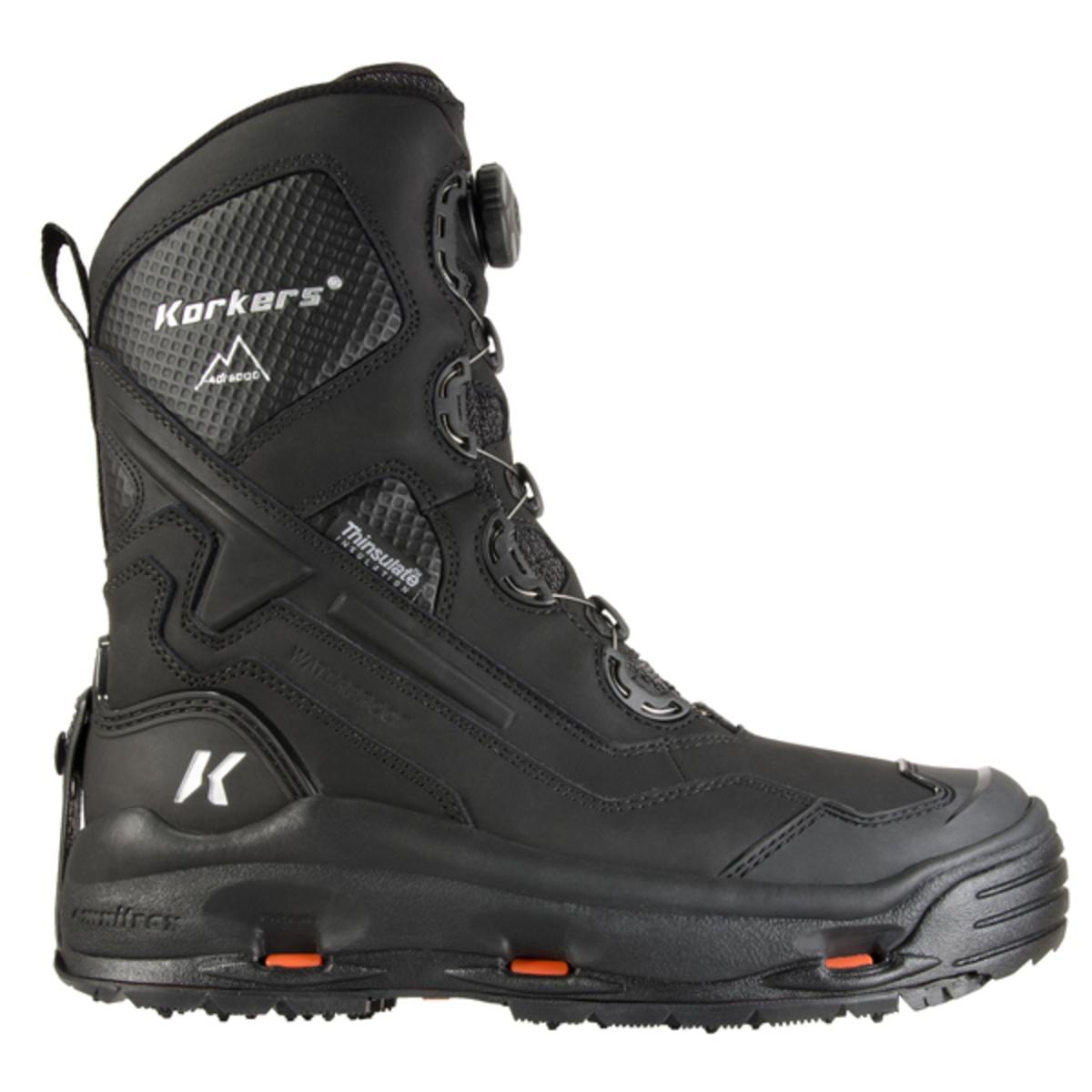 Ice Fishing Boots Korkers Men's Polar Vortex 1200 Korkers