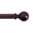 thumbnail image 4 of Wood Ball Finials in Ant Mahogany for 1-3/8" Wood Pole (2-Pack), 4 of 6