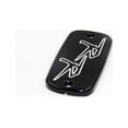 thumbnail image 3 of HTT-MOTOR Black Billet Aluminum Front Brake Fluid Reservoir Cap Cover "RR" Engraved For 1990-2006 Honda CBR 600 F2 F3 F4 F4i/2003-2006 Honda CBR 600RR (not 2007+), 3 of 4