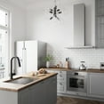 thumbnail image 5 of VIGO Gramercy Single Handle Pull-Down Spout Kitchen Faucet in Matte Black, 5 of 12