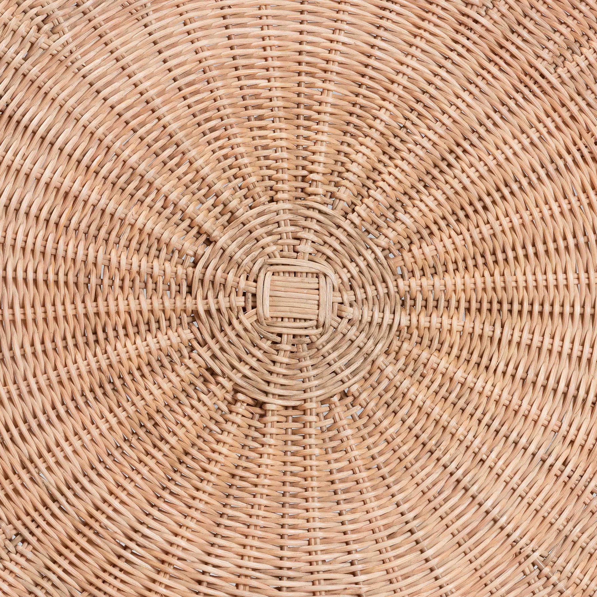 bali & pari Kensley Boho Coffee Table, Natural Brown