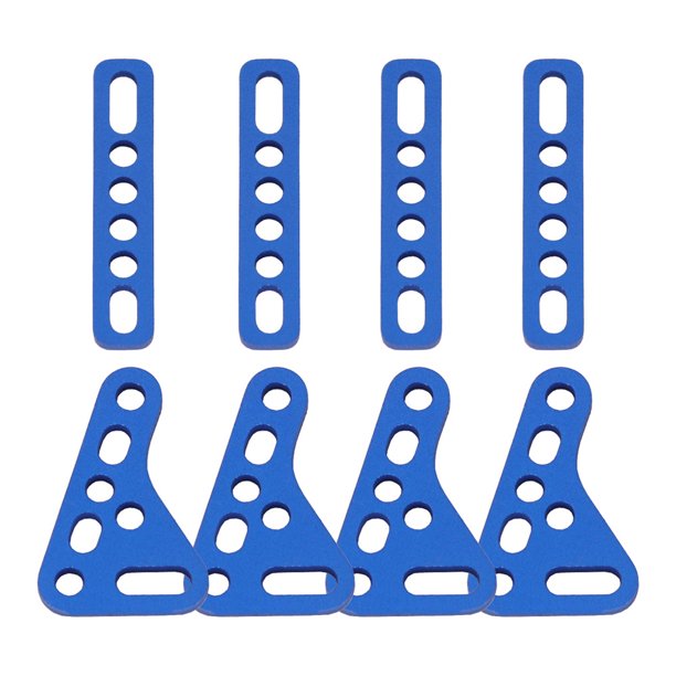 Soporte De Montaje De Doble Amortiguador De Metal Cnc Para Aumentar La Estabilidad Y El Equilibrio, Soporte De Amortiguador De Coche Sobre Orugas Rc Para Coche De Control Remoto 1/16 1/12 1/10 1/8 Muyoka Hogar