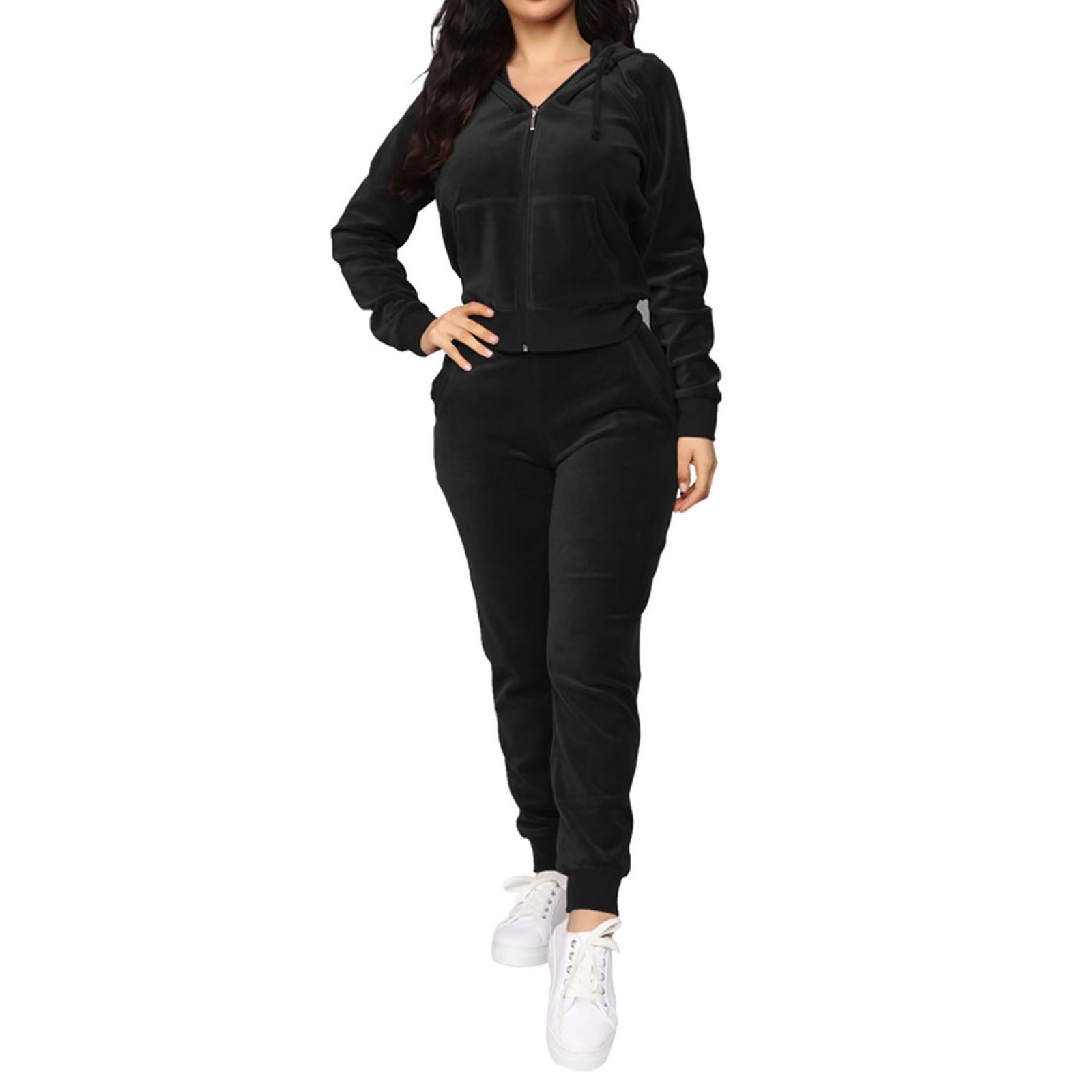 green velvet sweatsuit