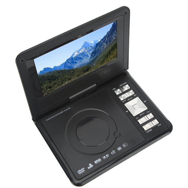Portable DVD Player, Car Travel Video Player Universal Rechargeable Battery For Home For Car