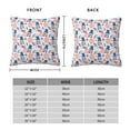 thumbnail image 2 of Honeii American Gnomes Print Throw Pillow, Square Decorative Pillow Forms Soft Fluffy Plump Pillow Decorative Pillow Inserts,Couch Pillows-24"x24", 2 of 7