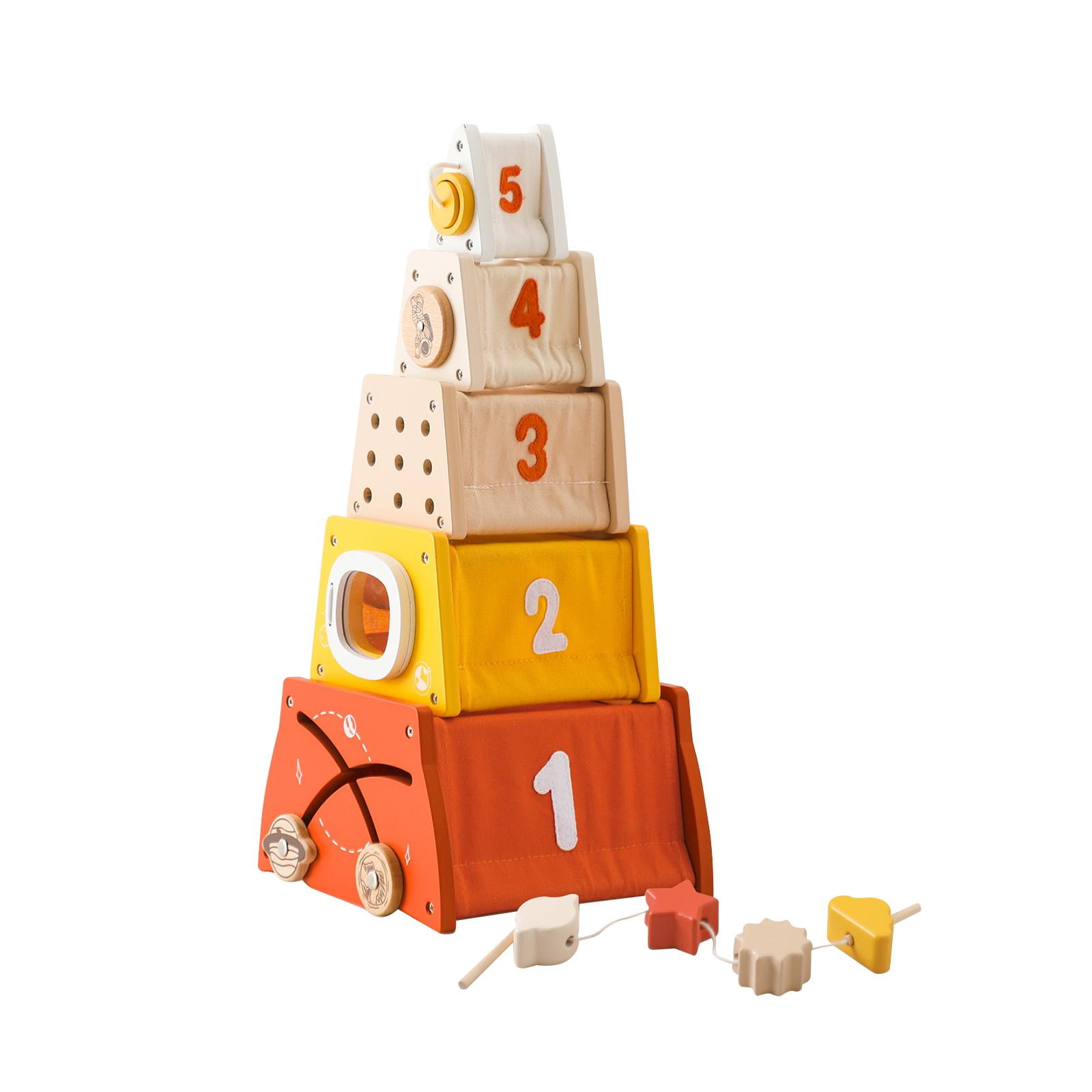 Esquirla Stacking Toy Nesting Boxes Shape Sorting and Stacking