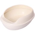 thumbnail image 1 of Cat Toilet Tray,Double Layer Grid Filter Semi-Closed Cat Litter Box Detachable Pet Pan Training Supplies, 1 of 5