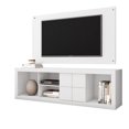 thumbnail image 4 of Mesa de TV BERTOLINI CEDRO BLANCO con Panel Moderno Contemporáneo Para Pantalla hasta 65 pulgadas, 4 of 6