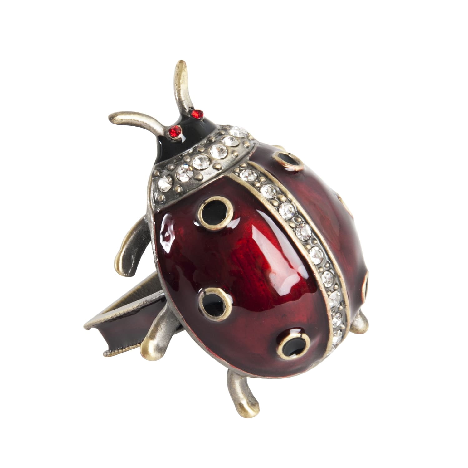 Saro Lifestyle Ladybug Napkin Ring