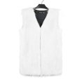 thumbnail image 4 of Penkiiy Women's Fashion Autumn and Winter Warm Short Faux Fur Vests Faux Fur Coat White, 4 of 4