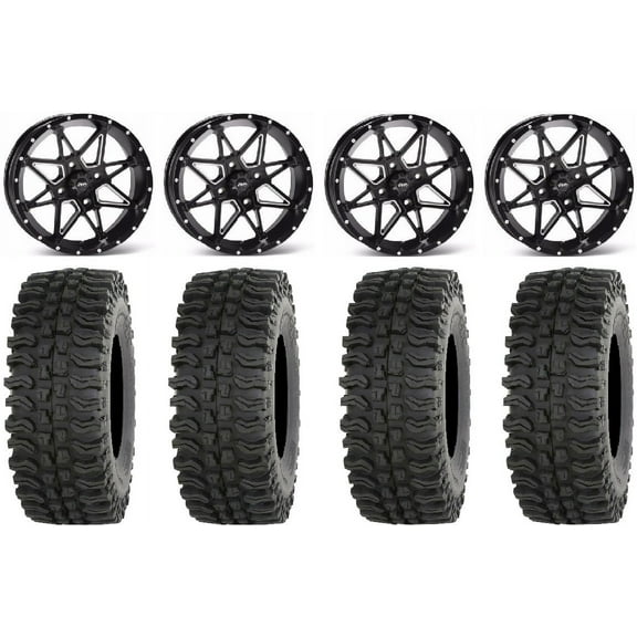 ITP Tornado 15" Wheels Black 32" BDC Tires Polaris RZR XP 1000 / PRO XP / Ranger XP 900/1000