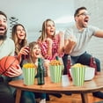 thumbnail image 4 of Minkissy 40Pcs Oil Resistant Paper Popcorn Containers Green Striped Design Ideal for Circus Events, 4 of 7