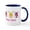 White/Navy Inside, variant on CafePress - Hoppy Easter Mugs - 11 oz Ceramic Mug - Novelty Coffee Tea Cup