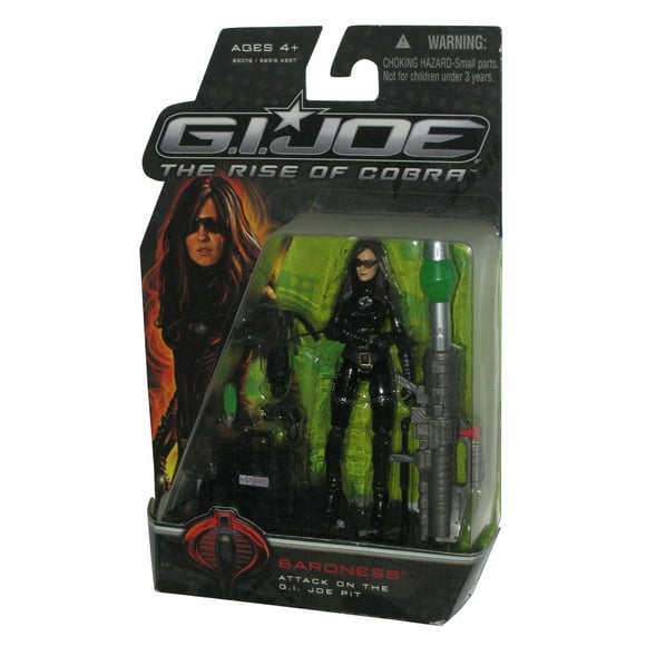 GI Joe Rise of Cobra Movie (2008) Baroness Attack 3.75 Inch Action Figure
