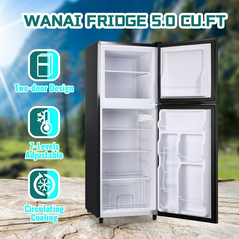 JIEJIA 5.0 Cu.Ft Apartment Size Refrigerators with Separate