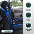 thumbnail image 3 of FH Group Striped Universal Sport Seat Covers Fit For Car Truck SUV Van - Full Set, 3 of 8