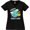 AB-Black, variant on Inktastic Happy Earth Day Cute Smiling Planet Earth with Tree Women's Plus Size V-Neck T-Shirt
