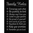 thumbnail image 2 of Gibbons, Lauren 15x18 White Modern Wood Framed Museum Art Print Titled - Family Rules, 2 of 4