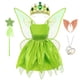 thumbnail image 3 of Disfraz de Campanilla para niña, disfraz de elfo verde para carnaval, fiesta de cumpleaños, Halloween, 3 of 5