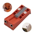 thumbnail image 4 of Woodworking Oblique Hole Locator Drill Pocket Hole Punch Positioner Jig Angle Drill Guide Set Hole Carpentry Tool, 4 of 7