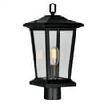 thumbnail image 3 of CWI Lighting Leawood 1 Light Black Outdoor Lantern Head, 3 of 4