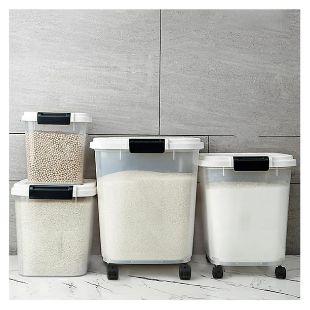ZRQarq 20 LB Rice Storage Container with Measuring Cup, BPA