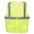 thumbnail image 2 of Hi Vis Reflective Safety Vest in Lime Green (Class 2) - 4XL, 2 of 3