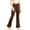 Brown, variant on iiniim Kids Girl's Bootcut Leggings High Waist Soft Stretch Yoga Pants Wide Leg Flare Pants Bell Bottoms Size 5-14 Brown 11-12