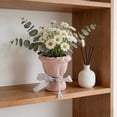thumbnail image 6 of Artistic Ceramic Vase, Decorative Flower Container, Modern Shape Vase for Home Living Room Table Wedding Decoration Display Accent Piece, 6 of 6