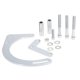thumbnail image 4 of SBC Chrome Low Alternator Bracket, SWP SB Replacement for Chevy 350 Short Water Pump, 4 of 4