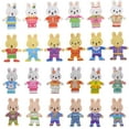 thumbnail image 3 of Puzzle Wooden Dressing Room Toy Bear Rabbit Family Toy In A Wooden Box Color And Shape Sorting Game Educational Toys For Children From 3 Years, 3 of 6