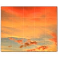 thumbnail image 1 of Picture-Tiles.com: Sunset Ceramic Tile Wall Mural WAL500977-54S. 21.25"W x 17"H using (20) 4.25" x 4.25" Ceramic Tiles-Satin Finish, 1 of 3