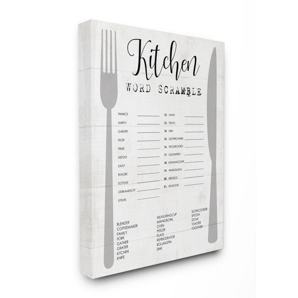 Kitchen Word Scramble Fun Family Word Design Stretched Canvas Wall Art By Daphne Polselli Walmart Com Walmart Com Kitchen Word Scramble Fun Family Word Design Stretched Canvas Wall Art By Daphne Polselli Walmart Com Walmart Com